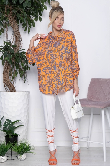 Рубашка Лето (оранж) Б10587