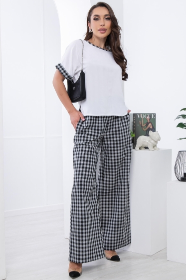 Костюм "Барселона" (клетка блэк) К7065