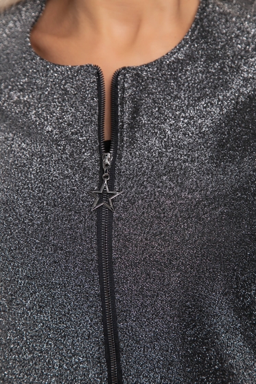 Бомбер "Стар" (серебро) Б7522