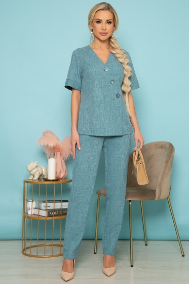 Костюм "Нюансы стиля" (голубой) К3827