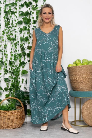 Сарафан Нерея (изумруд) П13570-1М