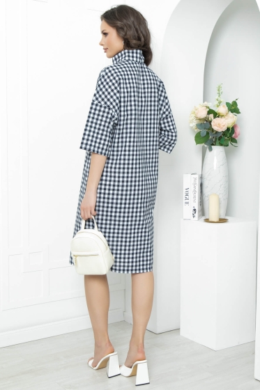 Платье "Капитолина" (блю) П5688