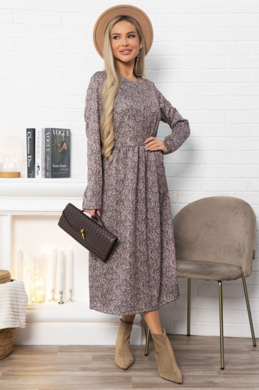Платье Андреа (коричневое) П14852-25М