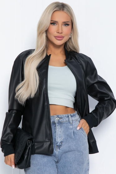 Бомбер Каприз (черный) Б12522-13