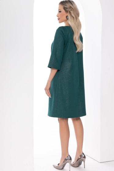 Платье "Показ мод" (изумруд) П8104