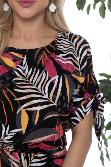 Платье Яркие мечты (черное) П10252