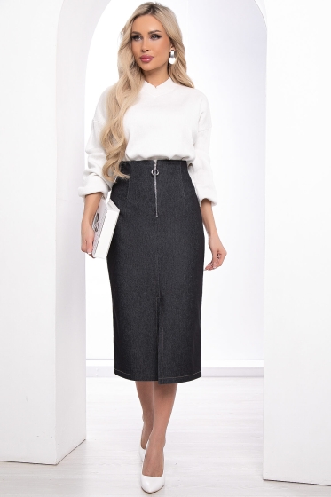 Юбка "Силуэт" (графит) Ю8146