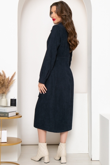 Платье "Злата" (темно-синее) П4247