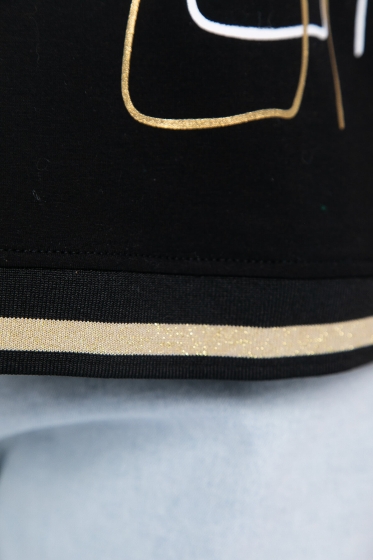 Блуза Деметра (черная) Б12718-20