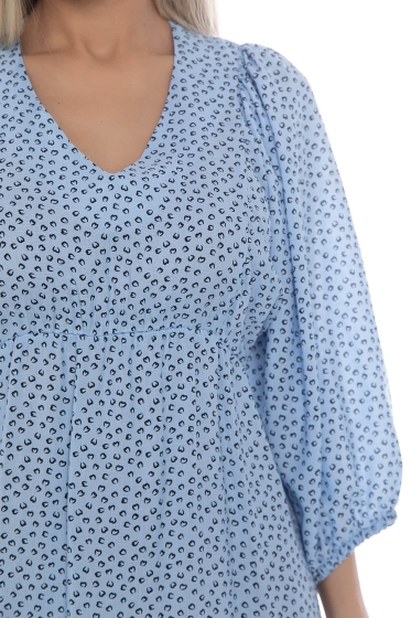 Платье Неповторимая (голубое) П10241