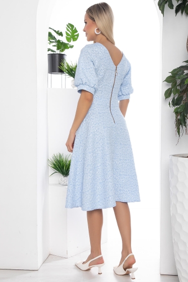 Платье Романтический вечер (голубое) П10228
