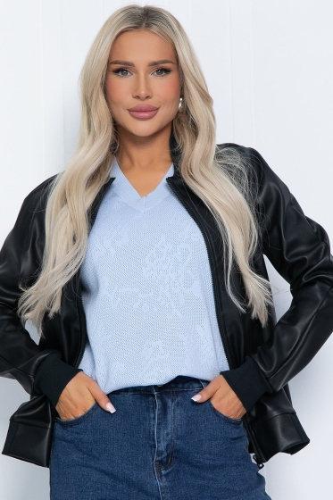 Бомбер Каприз (черный) Б12522-13