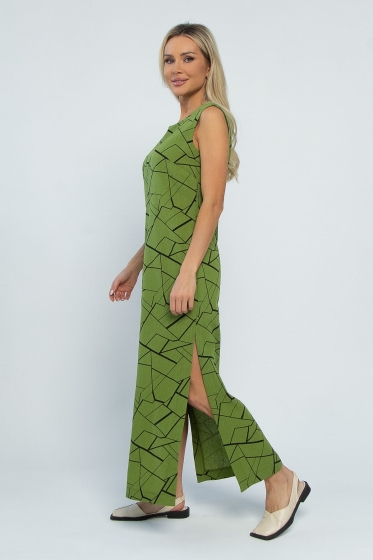 Платье Дария (лайм) П13480-1М