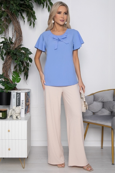 Блуза Сицилия (нежно-голубая) Б10400