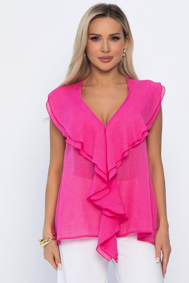 Блуза Поцелуй ветра (малиновая) Б13892-7М