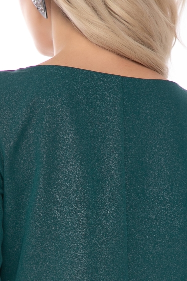 Платье "Показ мод" (изумруд) П8104