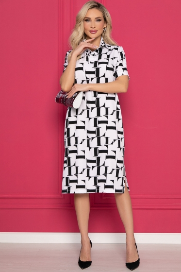 Платье "Выбор стилиста" (белое) П8564