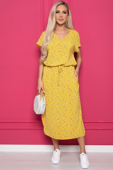 Платье "Виолетта" (желтое) П8905