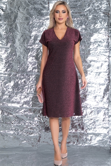 Платье "Бэтти" (рубин) П7595
