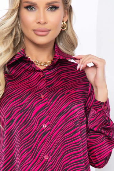 Блуза "Рейна" (фуксия) Б5371