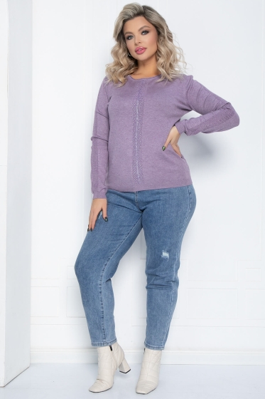 Джемпер Зимний вечер (лиловый) Б12413-20