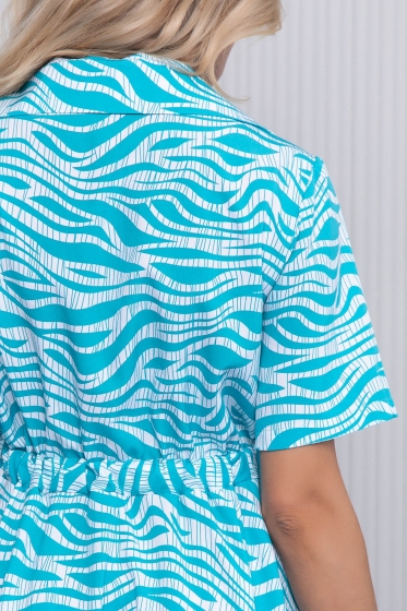 Платье "Регина" (голубое) П6085