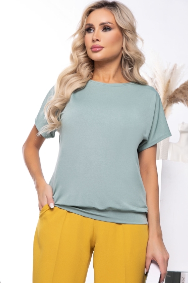 Блуза "Юнона" (фисташка) Б7636