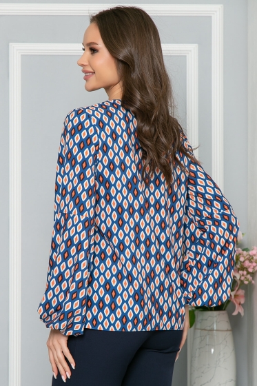 Блуза "Престиж" (блю) Б5015