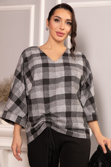 Блуза Ватсон (темно-серая) Б14686-12М