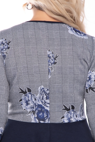 Платье "Бенефис" (блю) П7721