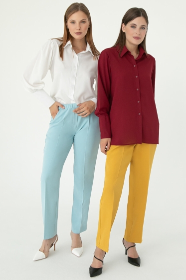 Блуза "Вернисаж" НЬЮ (бордо) Б7133