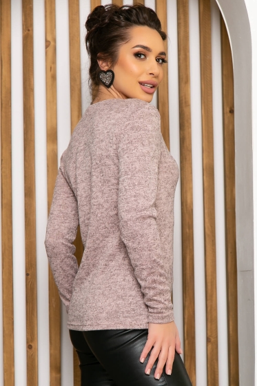 Лонгслив "Лея" (розовая пудра) Б4766