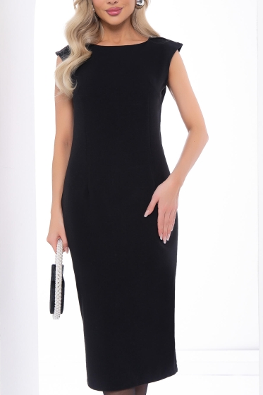 Платье футляр "Голливуд" (блэк) П8095
