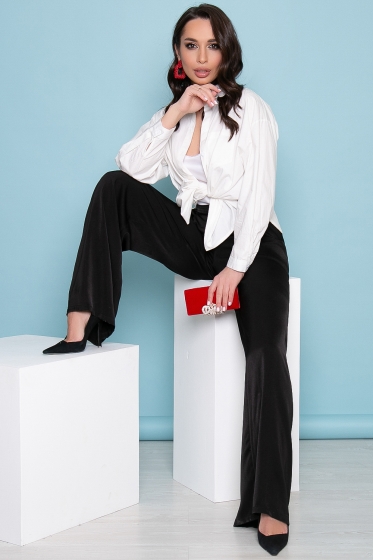 Брюки "Палаццо" (блэк) Б3330