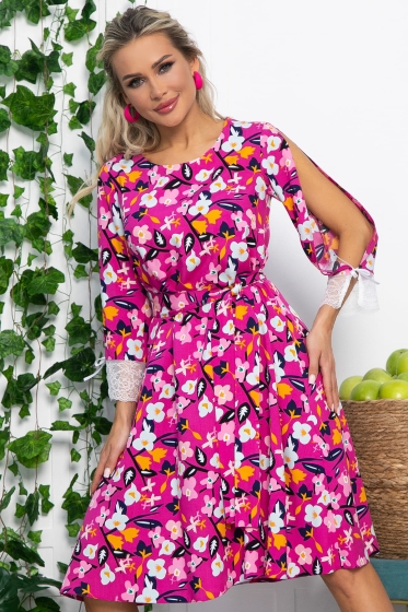 Платье Яна (розовое) П13638-33М