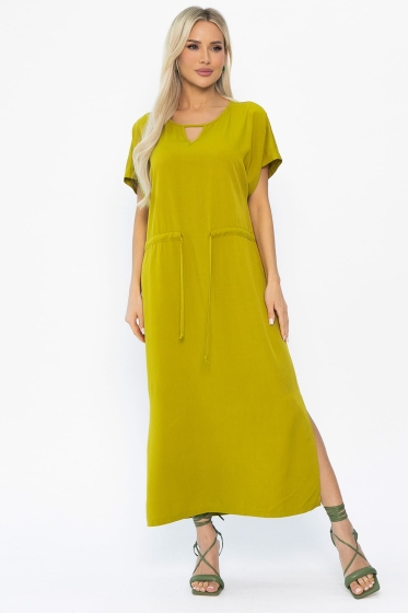 Платье Вистерия (зеленое яблоко) П13945-5М