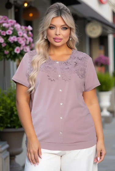 Блуза Лейла (пыльная роза) Б13334-20М