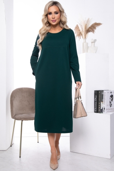 Платье "Уверенный шаг" (грин) П7707
