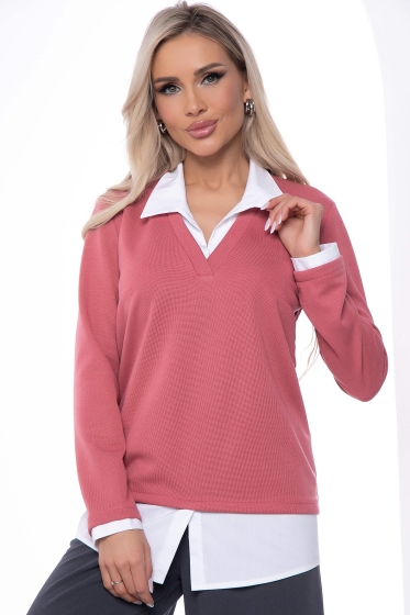 Джемпер "На высоте" (коралл) Б8866