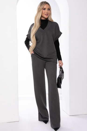 Костюм Уютный шарм (серый) К12468-5