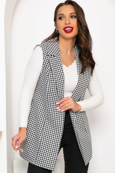 Жилет "Амстердам" (блэк энд вайт) Б4322