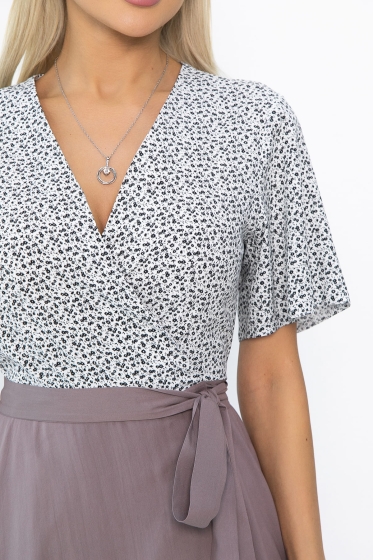 Платье Мода люкс (какао) П13846-35М