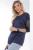 Джемпер с сетчатыми рукавами "В гармонии с собой" (синий) Б8464 Джемпер с сетчатыми рукавами "В гармонии с собой" (синий) Б8464