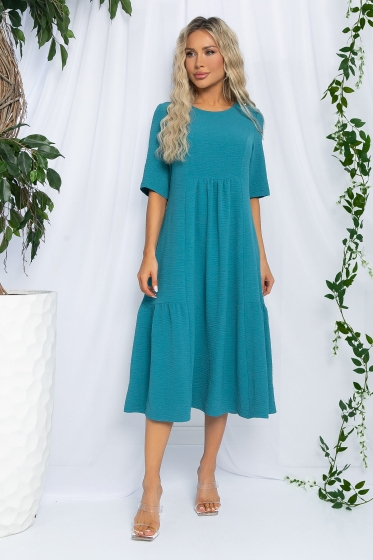 Платье Воздушный поцелуй (морская волна) П13092-18М