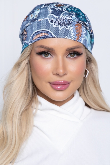 Шапка (полоска/принт) ШБЛ03