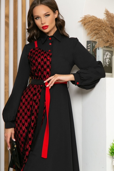 Платье "Королева красоты" (блэк) П4513