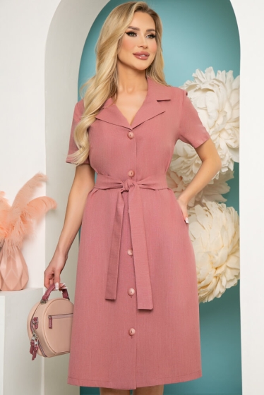 Платье "Августина" (ягодное) П3683