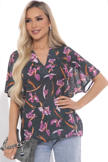 Блуза Бэри Леди (зеленая) Б13037-34М