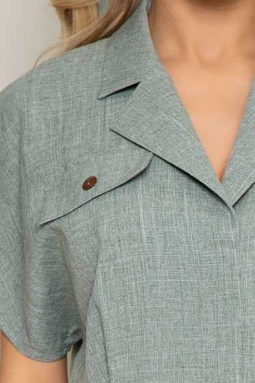 Платье "Эвелина" (олива) П3665