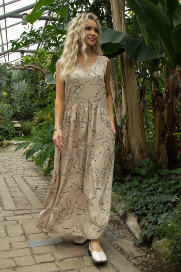 Сарафан Нерея (бежевый) П13547-1М